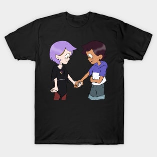 hand holding T-Shirt